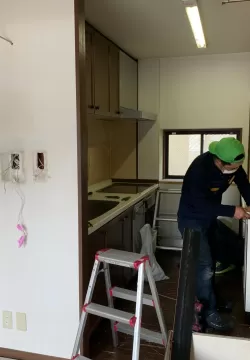 神戸市で　おしゃれなアイランドキッチンのサムネイル
